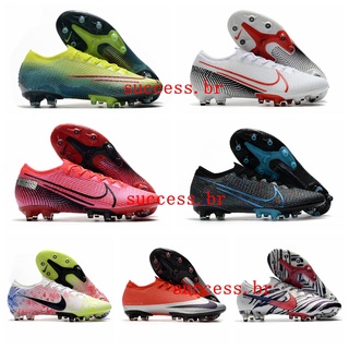 Nike Mercurial Vapor 13 Elite AG soccer Zapatos Hombre Flyknit 360 cleats botas de Fútbol Neymar Cristiano Ronaldo CR7 futbol