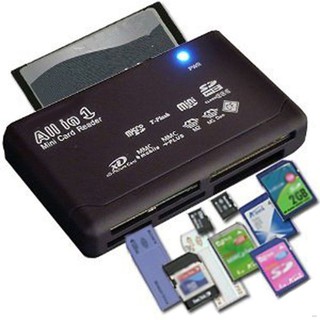 Todo en uno lector de tarjetas USB SD lector de tarjetas adaptador soporte TF CF SD Mini SDHC MMC MS XD (1)