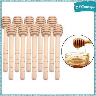 10 varillas de madera para revolvimiento de miel para la miel drizzling (7)