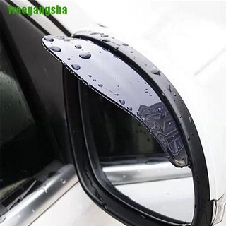 freegangsha 1 par de espejo retrovisor negro para coche, lluvia, agua, lluvia, cejas, protector lateral