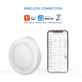 Tuya alarma inteligente Wifi con Sensor De sonido y Luz De fuego/hogar (1)