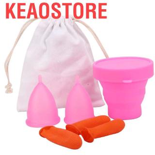 Keaostore - taza Menstrual de silicona para mujer (4)