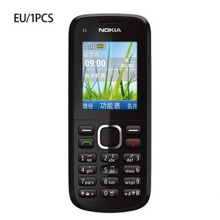 C1-02 botón recto viejo hombre teléfono móvil para Nokia 64MB + 32GB sin cámara
