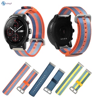 [STA] 22mm Nylon Watch Band Strap Replacement Loop for Huami Amazfit Stratos 2