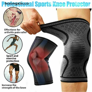 【lvzongxin】 2Pcs Knee Sleeve Compression Brace Support For Sport Joint Pain Arthritis Relief 【CO】