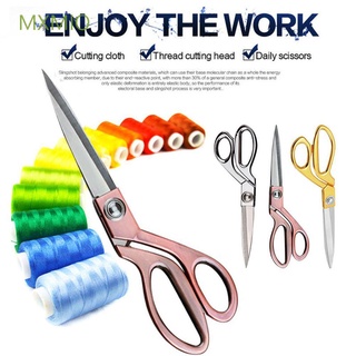 Mxmio DIY tijeras de sastre de acero inoxidable cortador de textiles tijeras corte textil costura artesanía papel tela herramientas de vestir/Multicolor