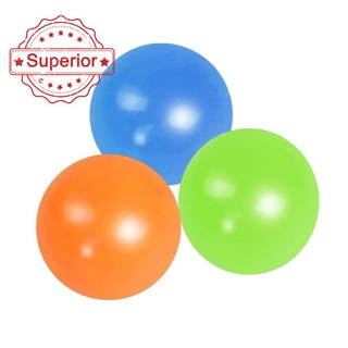 Bola de globos pegajosos de pared juguetes luminosos descompresión bola de juguete pegajoso regalos Catch Target mejor R1S6