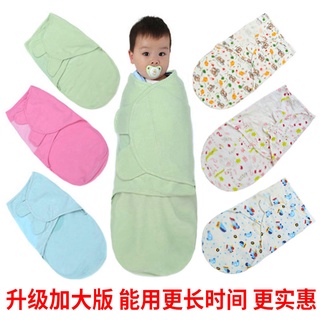 Saco de dormir para bebé antichoque de algodón puro para recién nacido, manta para bebé anti-kick, edredón de urdimbre mejorado para cuatro estaciones