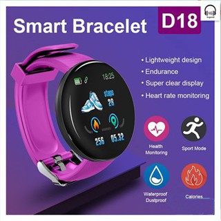 Reloj inteligente Promotion D18 impermeable Redondo con Rastreador Fitness/Smartwatch con Bluetooth para hombre