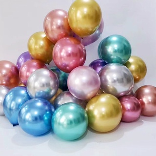 50 pzs globos de Metalizado de vejiga Cromado L Tex N Mero Bubble Bal paquete Com combinaçãof.br (3)