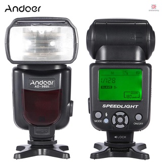 [Caliente] Andoer AD-960II Pantalla LCD Universal En La Cámara Speedlite Flash GN54 Para Nikon Canon Pentax DSLR