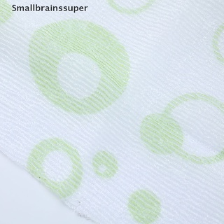 smallbrainssuper toalla de nailon para lavar la belleza de la piel del cuerpo exfoliante de ducha baño lavado sbs