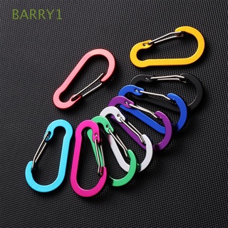 Barry1 5 pzs mosquetón/Clip para acampar/llavero/gancho en forma de S/alpinismo de aleación de aluminio/hebilla de primavera/Multicolor