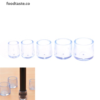 [foodtaste] 4 piezas de goma para muebles de mesa, silla, pata, suelo, tapa, protector de 12,7-24 mm [co]