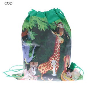 [cod] forest zoo bolsa con cordón mochila escolar para niños niñas bolso paquete mochila caliente