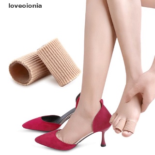 [loveoionia] nueva tela de gel tubo vendaje del dedo del pie protector de pies alivio del dolor cuidado del pie gdrn