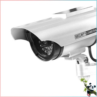 YZ-3302 con energía Solar maniquí CCTV vigilancia de seguridad impermeable falsa cámara intermitente luz LED roja Video antirrobo cámara (3)