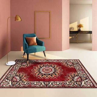 alfombras persas vintage para sala de estar dormitorio alfombras salón antideslizante absorbente alfombra retro boho marruecos étnico tapis