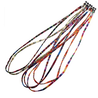 5 piezas multicolor gafas de sol cordón cordón cordón cadena (5)