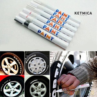 k 12 colores impermeable para neumáticos de coche, goma de metal, rotulador de pintura permanente