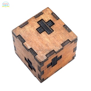 Nr cubo de madera juguetes educativos rompecabezas 3D Luban bloqueo de los niños juguetes de inteligencia