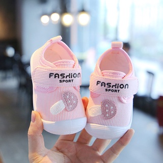 Bebé niño zapatos de tela zapatos transpirable antideslizante suela suave zapatos de bebé masculino y femenino Baby0-2Years de edad