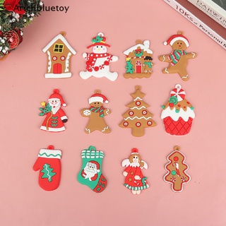 (Arichbluetoy) 12Pcs Gingerbread Man Christmas Tree Hanging Pendant Xmas Tree Decor Ornament On Sale
