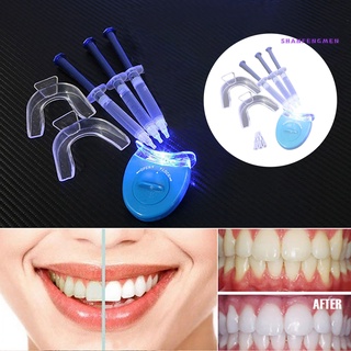 SF Home Beauty Tooth Gel Teeth Whitening Tools Whitener Oral Dental Bleaching Kit with LED White Light