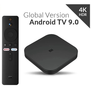 Para Xiaomi MI TV Box S 4K Android Google Cast Netflix IPTV 4 Media Player Stick MDZ-22-AB-24-AA Smart Bluetooth Control Remoto De Voz Asistente De