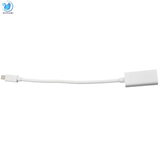 Mini puerto de pantalla genérico Thunderbolt DP a HDMI Cable adaptador para Mac para MacBook Pro Air blanco