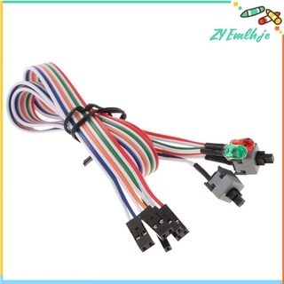 atx cable adaptador pc ordenador placa base fuente de alimentación cable de alimentación 2 x entrada/ (3)