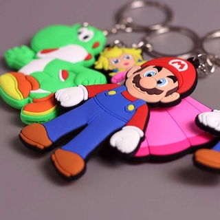 Landen muñeca para niños Mario accesorios de coche bolsa colgante Louis brothers Super Mario llavero (5)