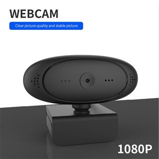【F】Webcam Built-in Microphone USB Driver-free ABS 1080P Full HD Web Camera for Video Conference