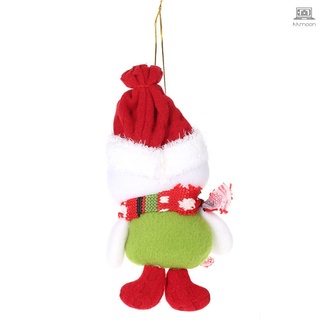 Festnight lindo muñeco de nieve/Santa Claus/Reindeer muñeca de navidad juguete árbol de navidad colgante adorno colgante decoraciones de navidad mejor