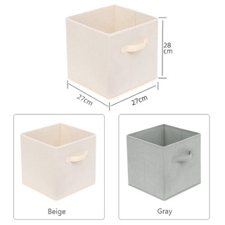 ADRIAN Tela Papelera De Almacenamiento De Juguete Cestas Plegables bins Organizador Dormitorio Cubo Para Estantes Ropa Hogar Multicolor (2)