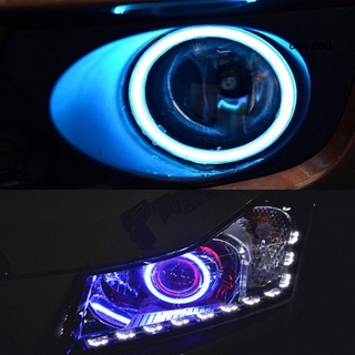 Og-60mm-120mm coche vehículo Universal COB Angel Eye LED anillo de luz faro lámpara (6)