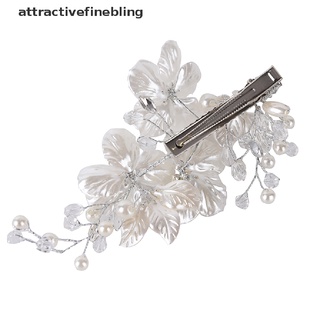 at2co nupcial cristal perla flor clip pelo joyería boda accesorio de pelo lujo martijn