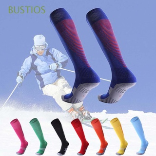 BUSTIOS Long Sports Socks Winter Football Stockings Stockings Men Women Climbing Cotton Soft Socks Breathable 1 Pair Ski Socks/Multicolor