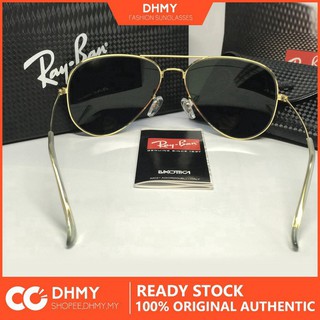 original 2019 nuevo rayban ray-ban gafas de sol rb3026 aviador de vidrio