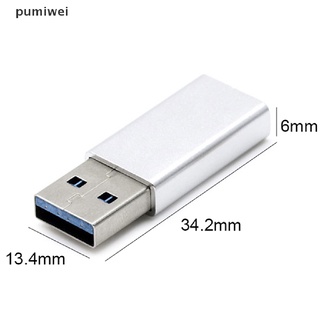 Pumiwei USB 3.0 Macho A Tipo C Hembra Convertidor-OTG Cable Adaptador CO