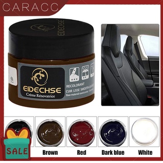 Caracc cuero sintético reparación crema pasta brillo pulido cuidado para asiento de coche sofás zapatos