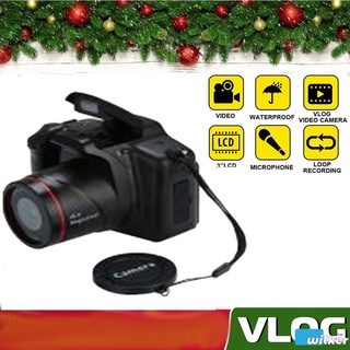Cámara De video Digital Vlog camcorder Full Hd 1080p 16x pantalla Lcd remota uher1