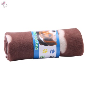 Manta para mascotas/perro/manta De Gato doble cara cálida/tapete suave para dormir/tapete De Cama/manta De estampado De patas (5)
