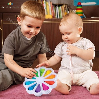 Brighthome juguetes de hoyuelos grandes y gigantes juguetes Fidget cerebro de grasa Simple sensorial dedo juguete para adultos Pop It silicona alivio del estrés juguetes de mano para niños