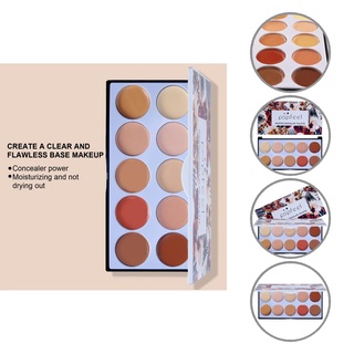 [Beautext] Professional Face Concealer Plate 10-color Eye Bags Face Foundation Concealer Correct Skin Redness for Female