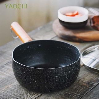Yaochi cocina mango de madera leche hogar para cocina de inducción cocina de Gas fideos nieve sartén olla de sopa