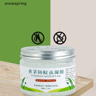 snowspring 120ml anti-mosquito gel ingredientes naturales esencia bebé repelente de mosquitos gel co