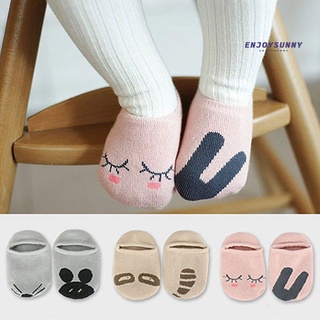 [ejoy cloa] calcetines de algodón para bebé recién nacido bebé calcetín de suelo niños niñas niños conejo oso estilo