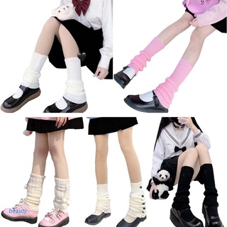 Brillo Estilo Japonés De Las Mujeres Niñas De Punto Calentadores De Piernas Cubierta Harajuku Estudiante Casual Suelto Medias Lolita Kawaii Botas Calcetines