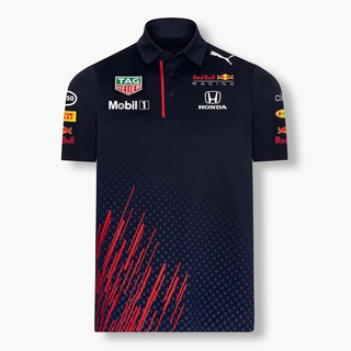 F1 Red Bull equipo de manga corta Polo de verano de los hombres de deportes de carreras traje de media manga coche Honda traje de trabajo
